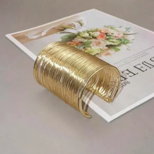 Gold_Stainless_Steel_Stackable_Layer_Bangle_Bracelet_For_Women