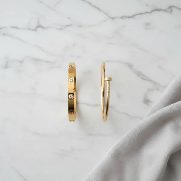 Gold_Stainless_Steel_Screw_Motif_Hinged_Bangle_Bracelet_For_Women