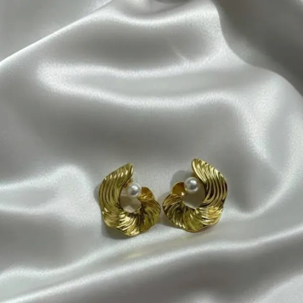 Gold_Stainless_Steel_Pearl_Accent_Hoop_Earrings_For_Women_Pack_Of_2