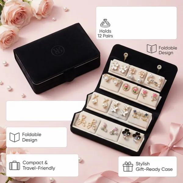 Gold_Alloy_Korean_Stud_Earrings_Set_With_Jewellery_Box_For_Women
