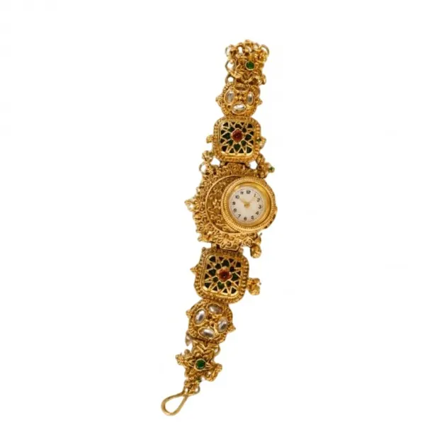 Gold_Stainless_Steel_Analog_Bracelet_Watch_For_Women
