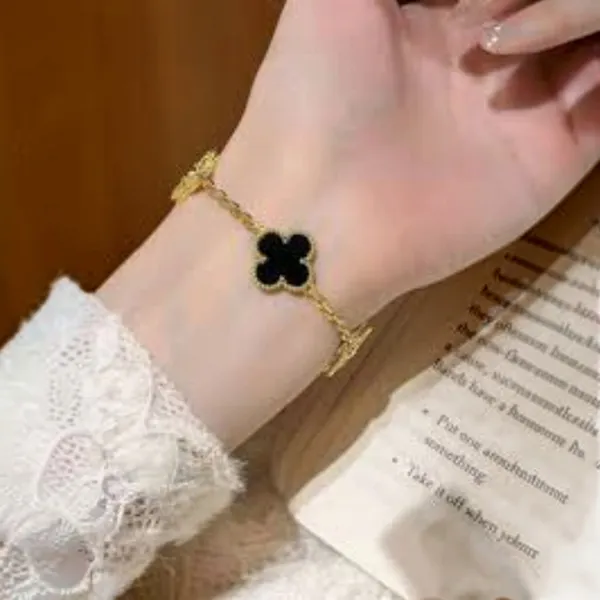Gold_Stainless_Steel_Floral_Charm_Chain_Bracelet_For_Women_Pack_Of_2