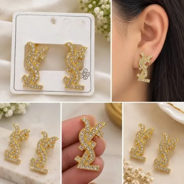 Gold_Stainless_Steel_Crystal_Intertwined_Stud_Earrings_For_Women_Pack_Of_2