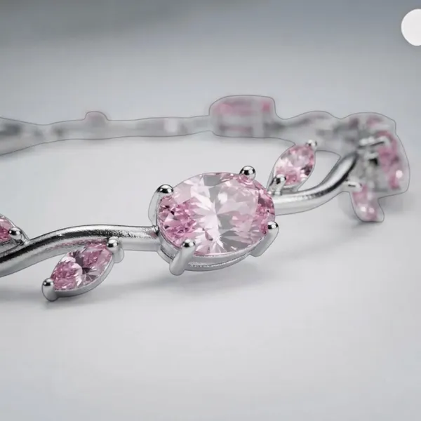 Gold_Stainless_Steel_Floral_Bracelet_For_Women