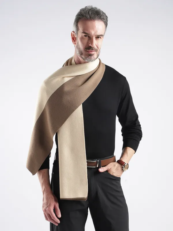 Beige_Brown_Muffler_For_Men
