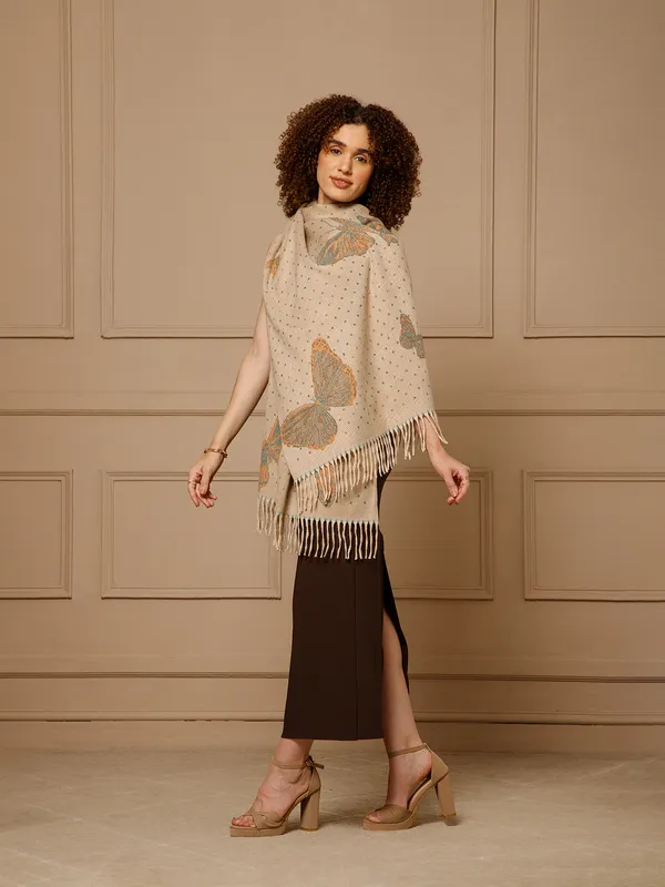 Beige_Printed_Fringe_Shawl_for_Women