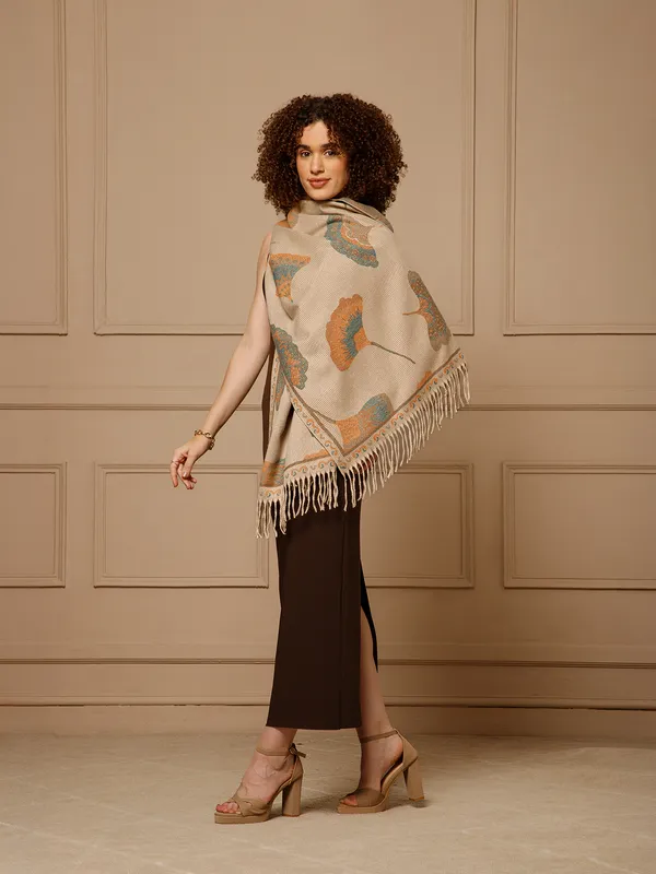 Beige_Woven_Printed_Stole_for_Women
