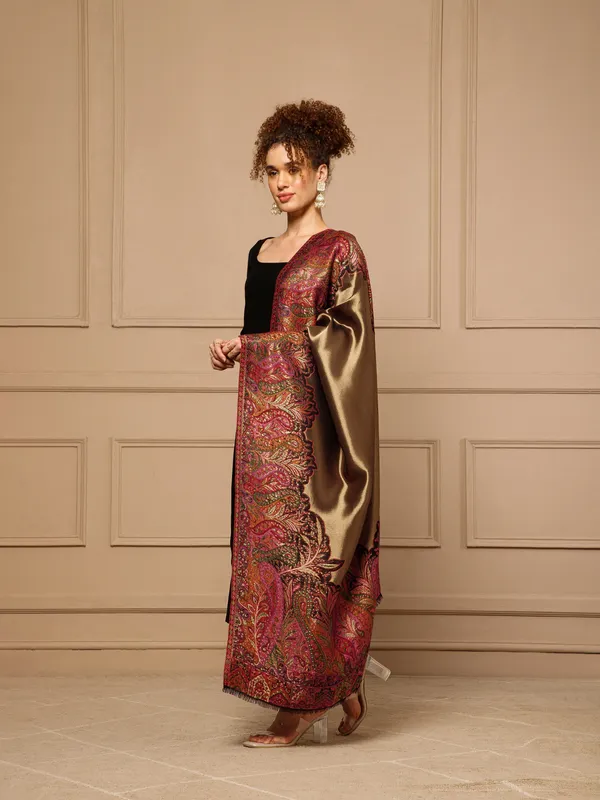 Maroon_Silk_Blend_Paisley_Dupatta_for_Women