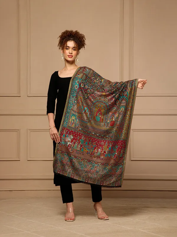 Multicolor_Printed_Scarf_for_Women