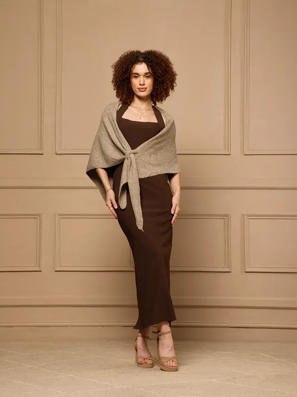 Beige_Knit_Tie_Front_Wrap_Shawl_for_Women