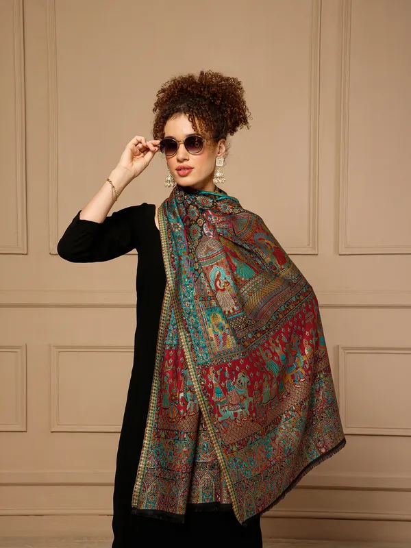 Multicolor_Printed_Scarf_for_Women