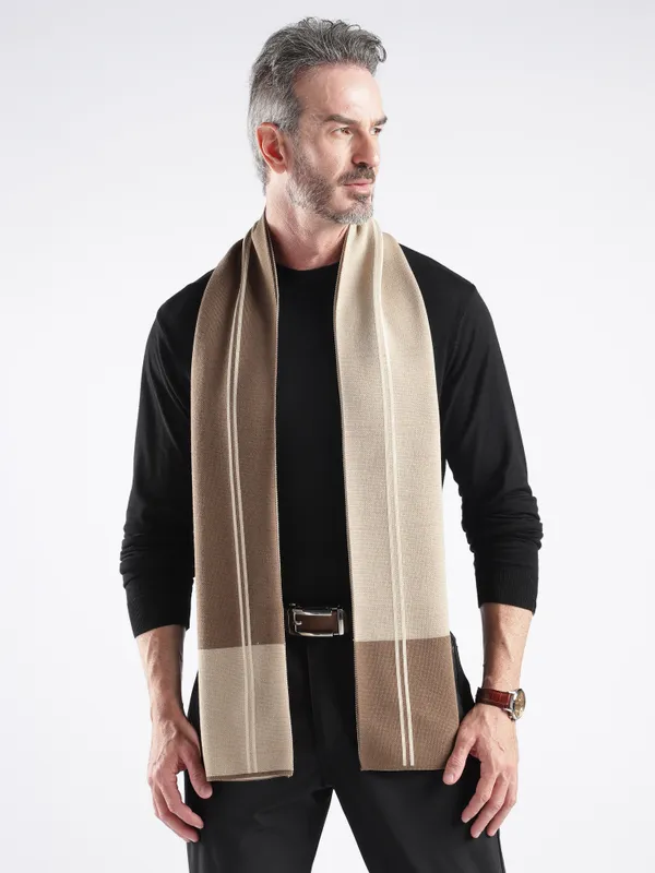 Beige_Woven_Color_Block_Scarf_for_Men