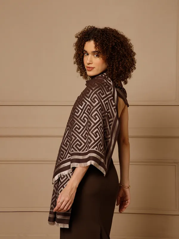 Brown_Cashmere_Geometric_Stole_for_Women