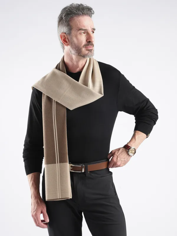 Beige_Woven_Color_Block_Scarf_for_Men
