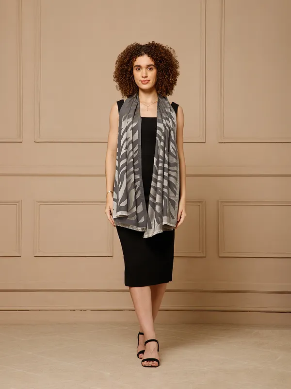 Grey_Abstract_Print_Scarf_for_Women