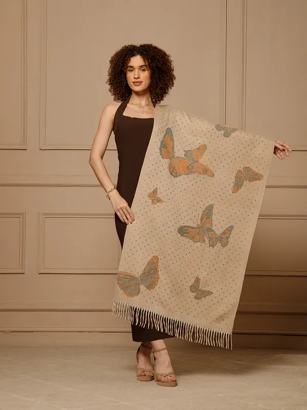 Beige_Printed_Fringe_Shawl_for_Women