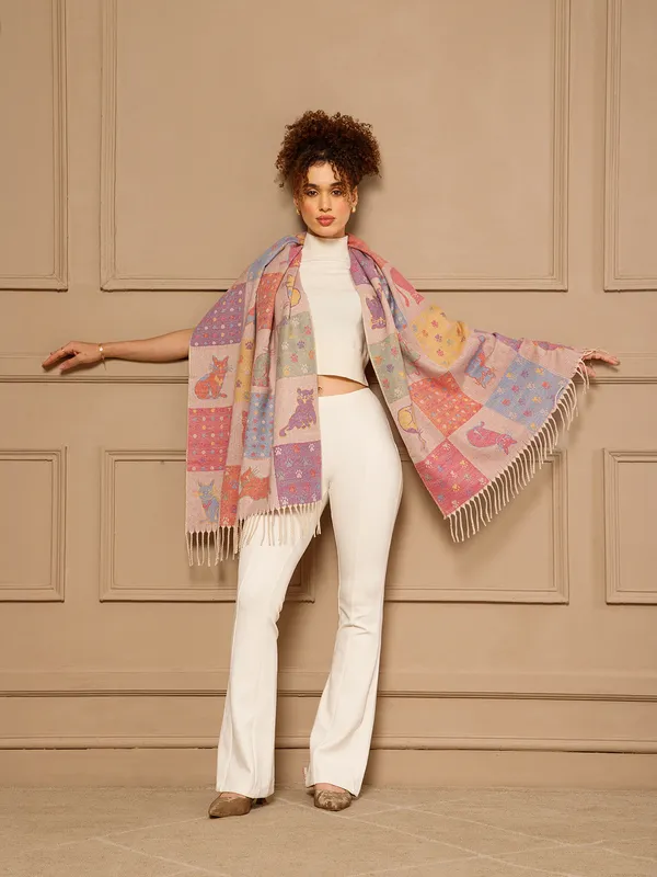 Women_Cashmere_Cat_Motif_Winter_Stole