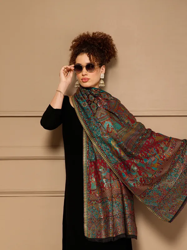 Multicolor_Printed_Scarf_for_Women