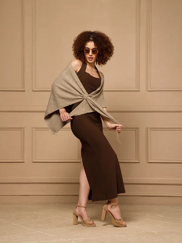 Beige_Knit_Tie_Front_Wrap_Shawl_for_Women