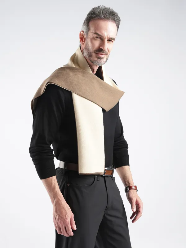 Beige_Brown_Muffler_For_Men
