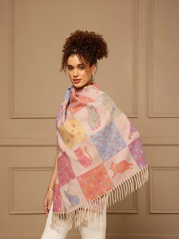 Women_Cashmere_Cat_Motif_Winter_Stole