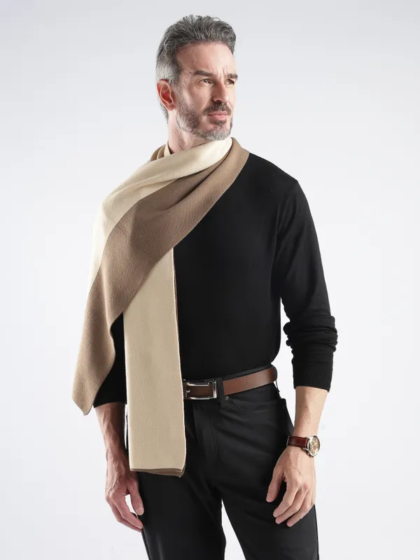 Beige_Brown_Muffler_For_Men