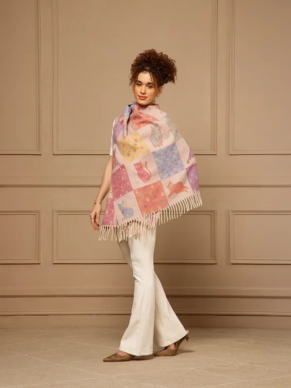 Women_Cashmere_Cat_Motif_Winter_Stole