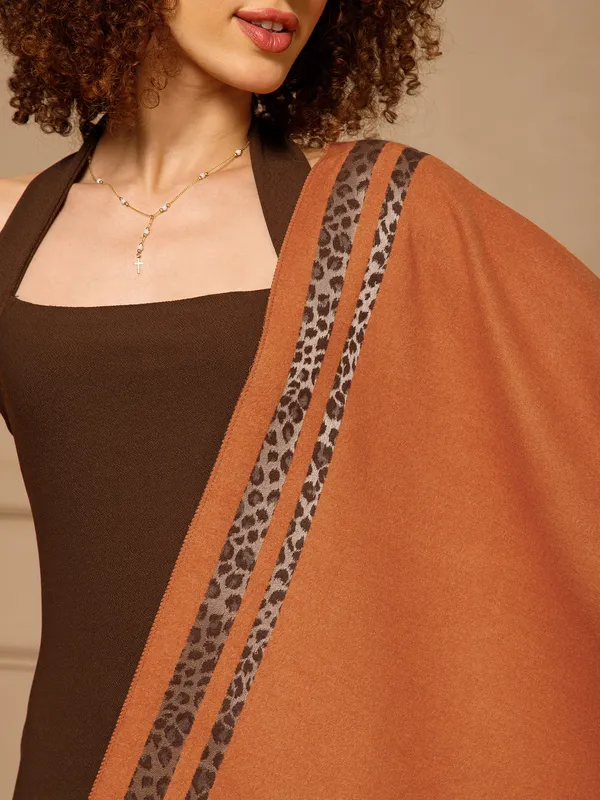 Brown_Printed_Stole_for_Women