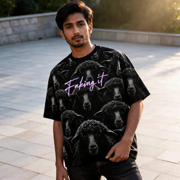 Black_Cotton_Relaxed_Fit_Wolf_Graphic_T-Shirt_For_Unisex