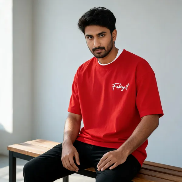 Red_Cotton_Relaxed_Fit_Graphic_T-Shirt_For_Unisex