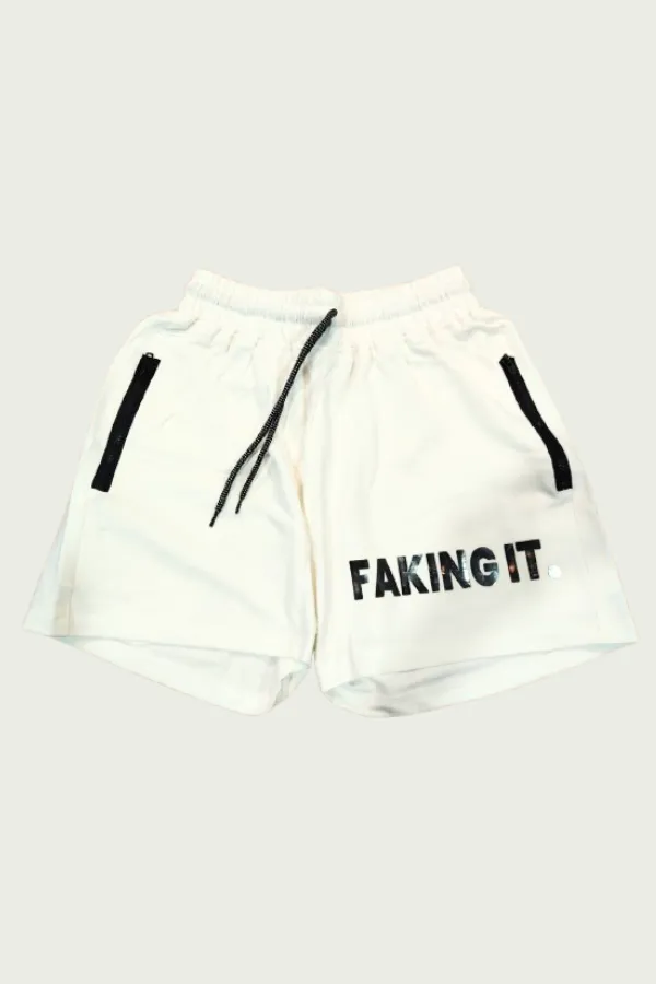 White_Cotton_Stretch_Cropped_Shorts_For_Unisex