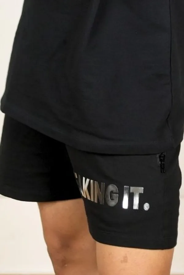 Black_Cotton_Stretch_Chrome_Print_Shorts_For_Men