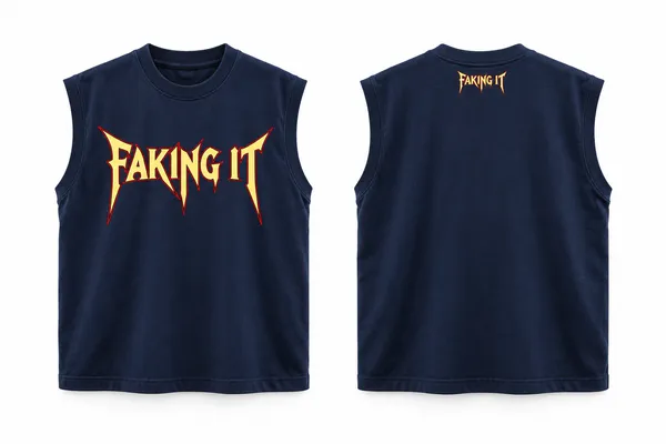 Navy_Cotton_Sleeveless_Graphic_T-Shirt_For_Unisex