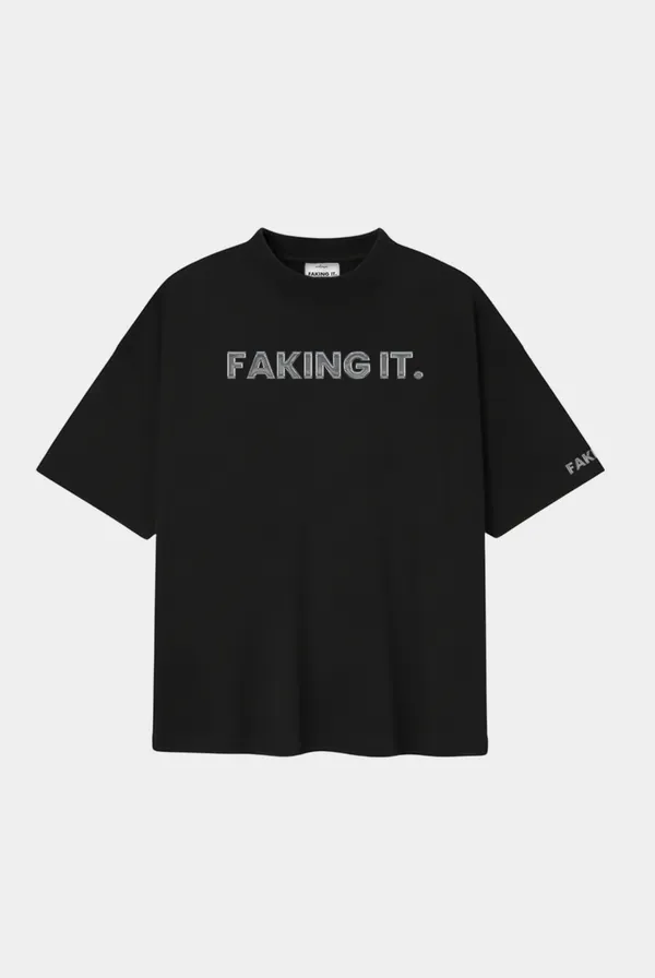 Black_Cotton_Stretch_Chrome_Graphic_T-Shirt_For_Unisex