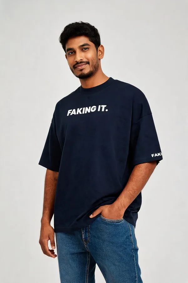 Blue_Cotton_Graphic_T-Shirt_For_Unisex