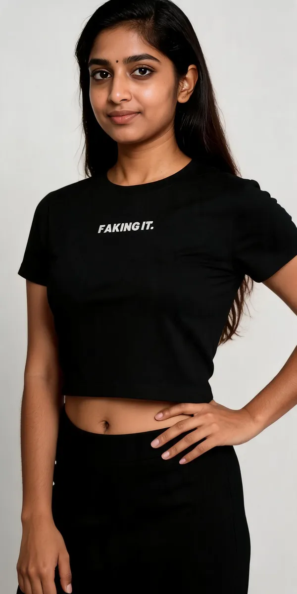 Black_Cotton_Cropped_Fit_Crop_Top_For_Women