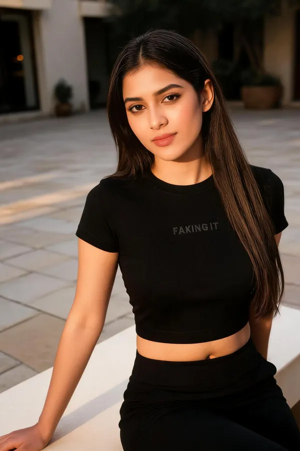 Black_Cotton_Cropped_Fit_Crop_Top_For_Women