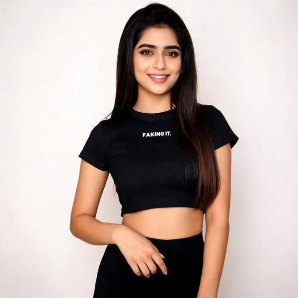 Black_Cotton_Cropped_Fit_Crop_Top_For_Women