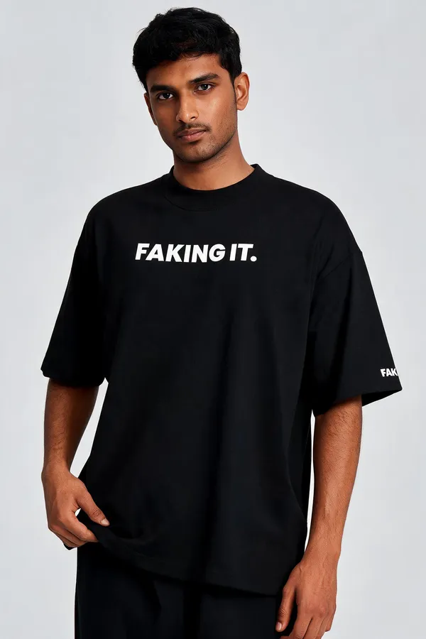 Black_Cotton_Graphic_T-Shirt_For_Unisex