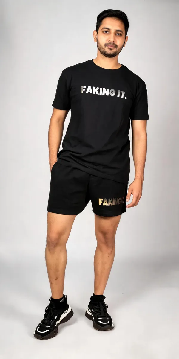 Black_Cotton_Stretch_Chrome_Print_Shorts_For_Men