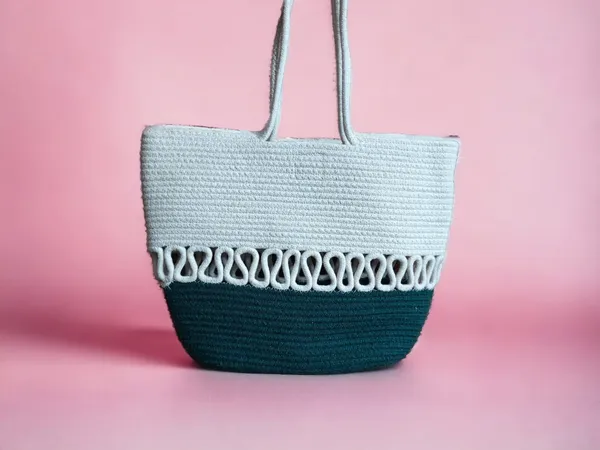 Cream_Green_Designer_Tote_Bag_Default_Title