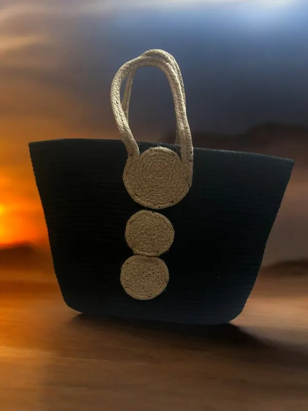 Black_Boat_Shape_Tote_Bag_Default_Title