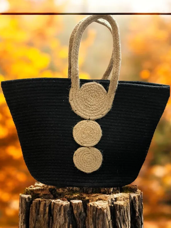Black_Boat_Shape_Tote_Bag_Default_Title