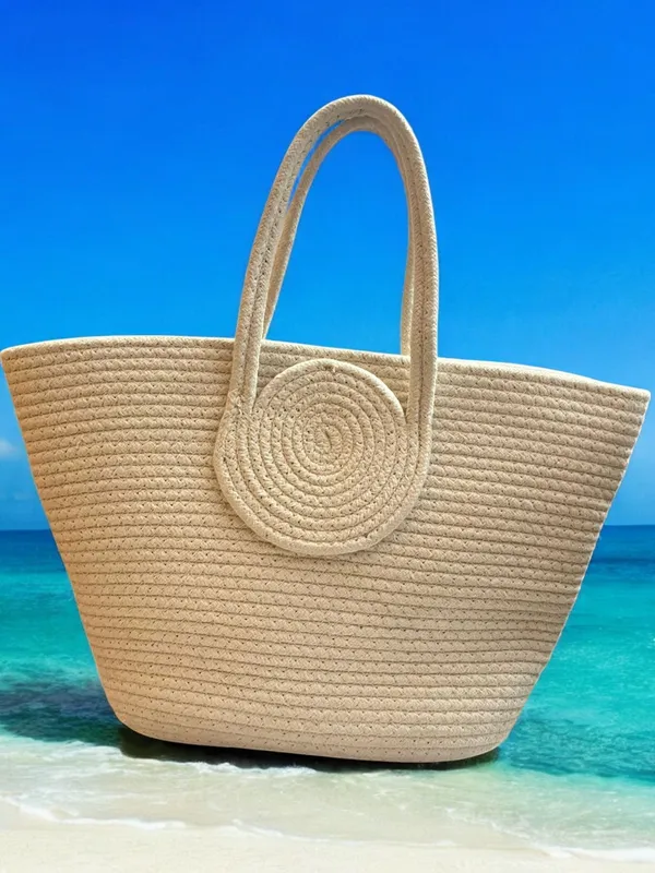 White_Boat_Shape_Tote_Bag_Default_Title