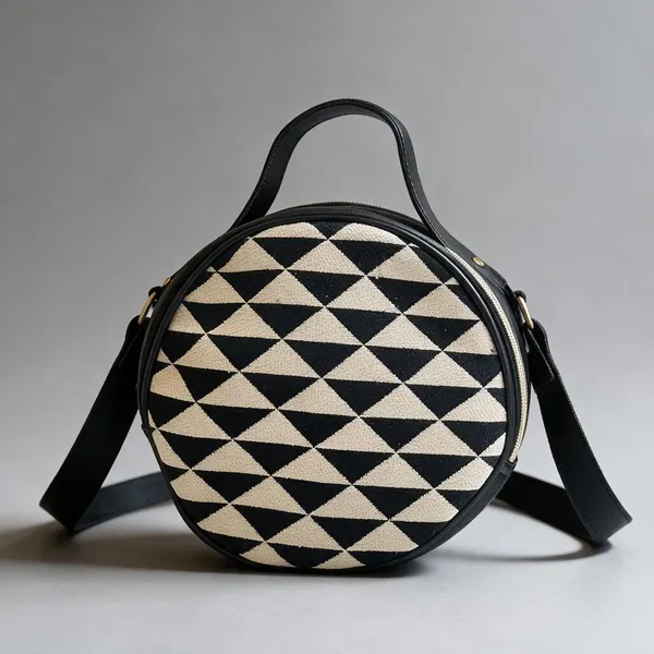 Black_Vegan_Leather_Jute_Round_Sling_Bag_For_Women