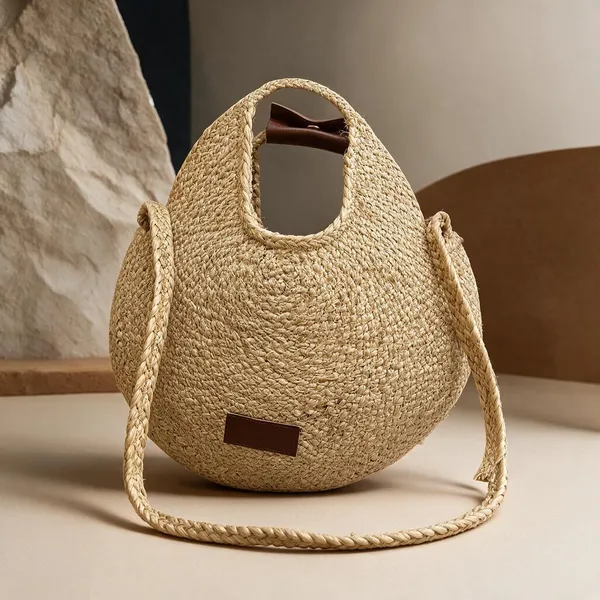 Beige_Jute_Round_Sling_Bag_For_Women
