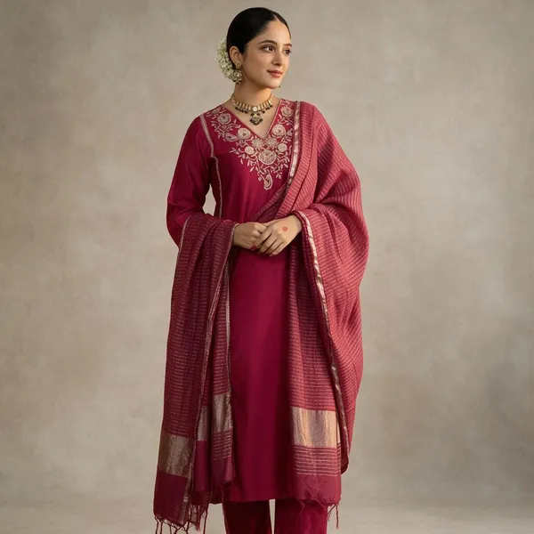 Pink_Cotton_Embroidered_Ethnic_Suit_Set_For_Women