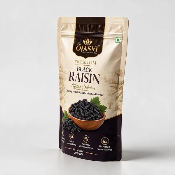 Shri_Ojasvi_Black_Raisins_(Premium_Afghan_Selection)_200_Gm_-_Pack_Of_2