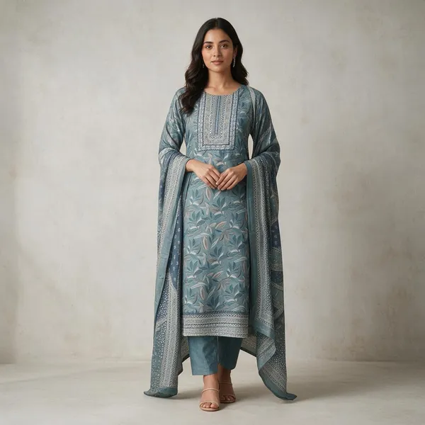 Blue_Printed_Ethnic_Suit_Set_For_Women