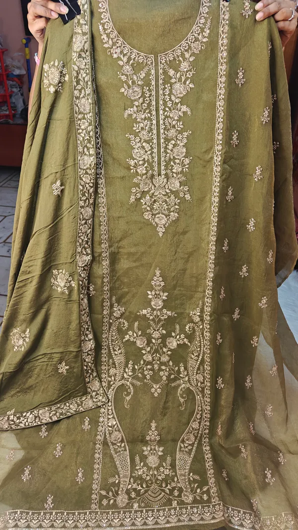 Olive_Embroidered_Ethnic_Suit_Fabric_for_Women